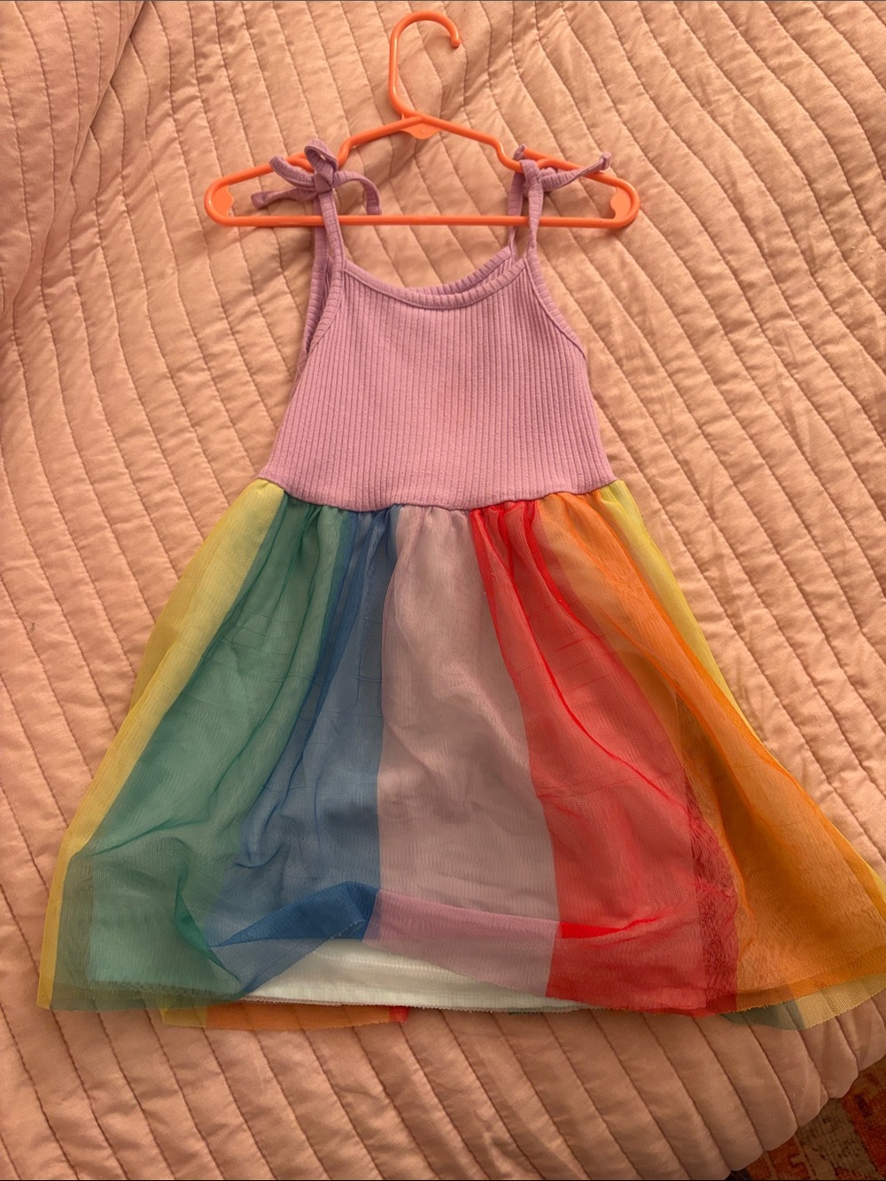 Cat & Jack Lilac Ribbed Tank Top